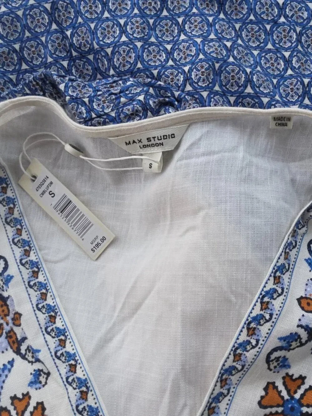 NWT 2 piece set MAX STUDIO Rayon blend lightweight floral design